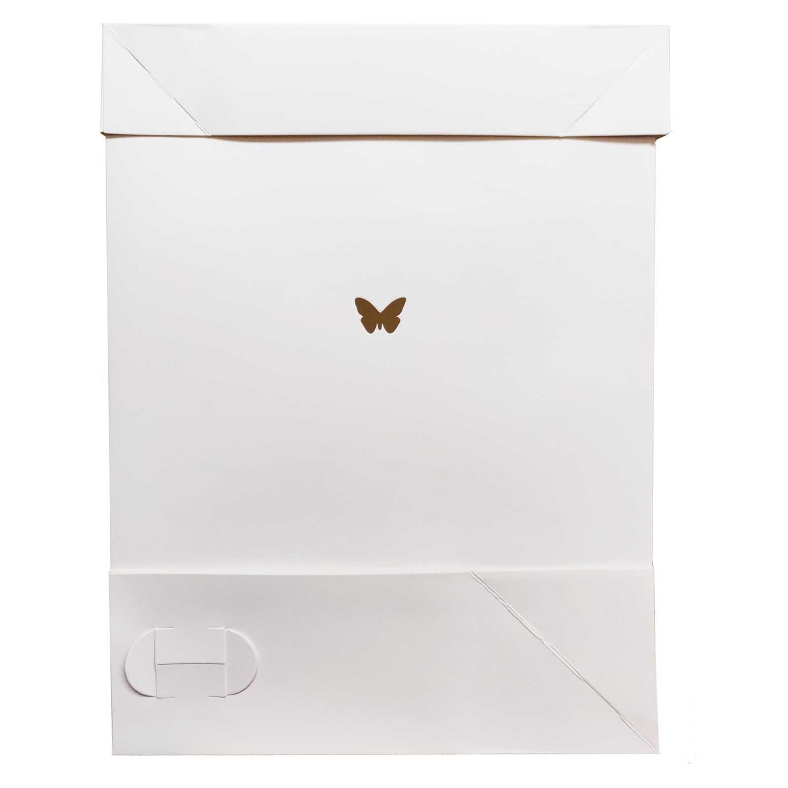 Extra Tall White Wedding Cake Boxes with Extensions