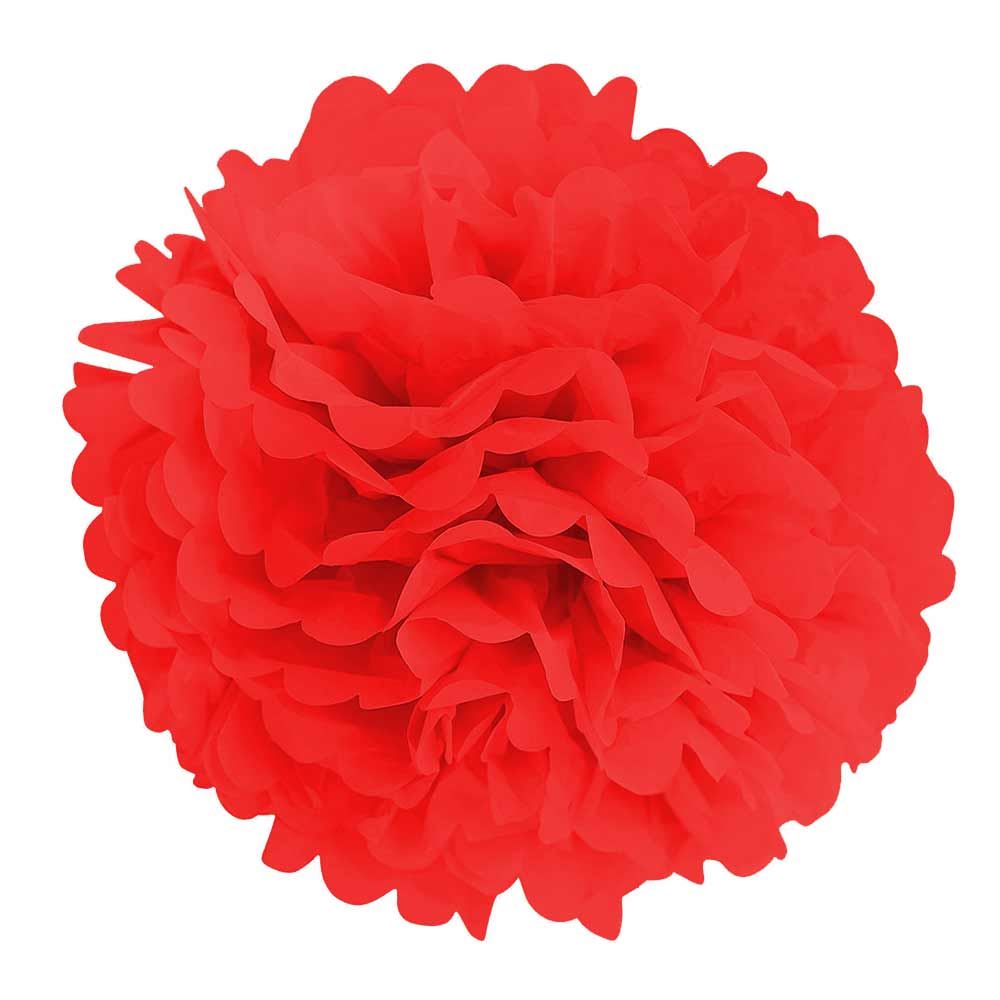 Set of 4 Tissue Paper PomPom Balls