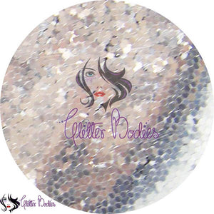 Glitterbodies Cosmetic Grade Festival Glitter - Chunky 1mm [Silver]