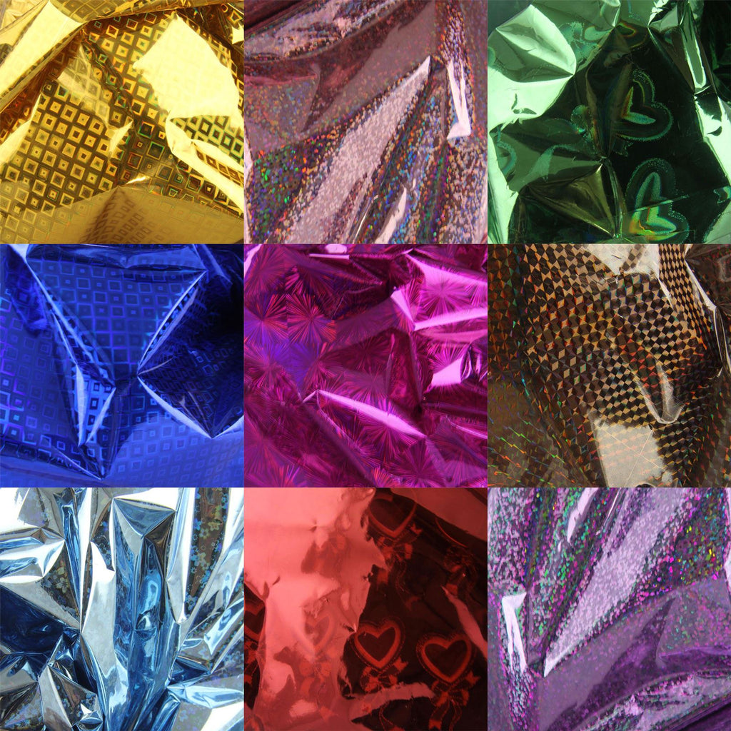 Multicolour 3D effect Holographic Plastic