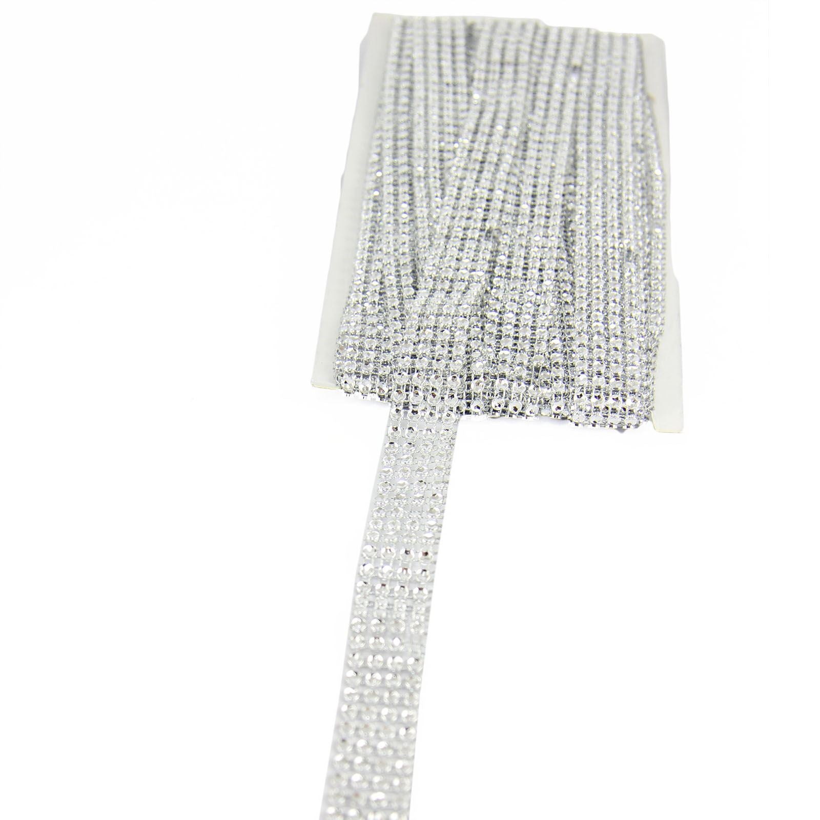 Diamante Effect Ribbon - 4 Rows