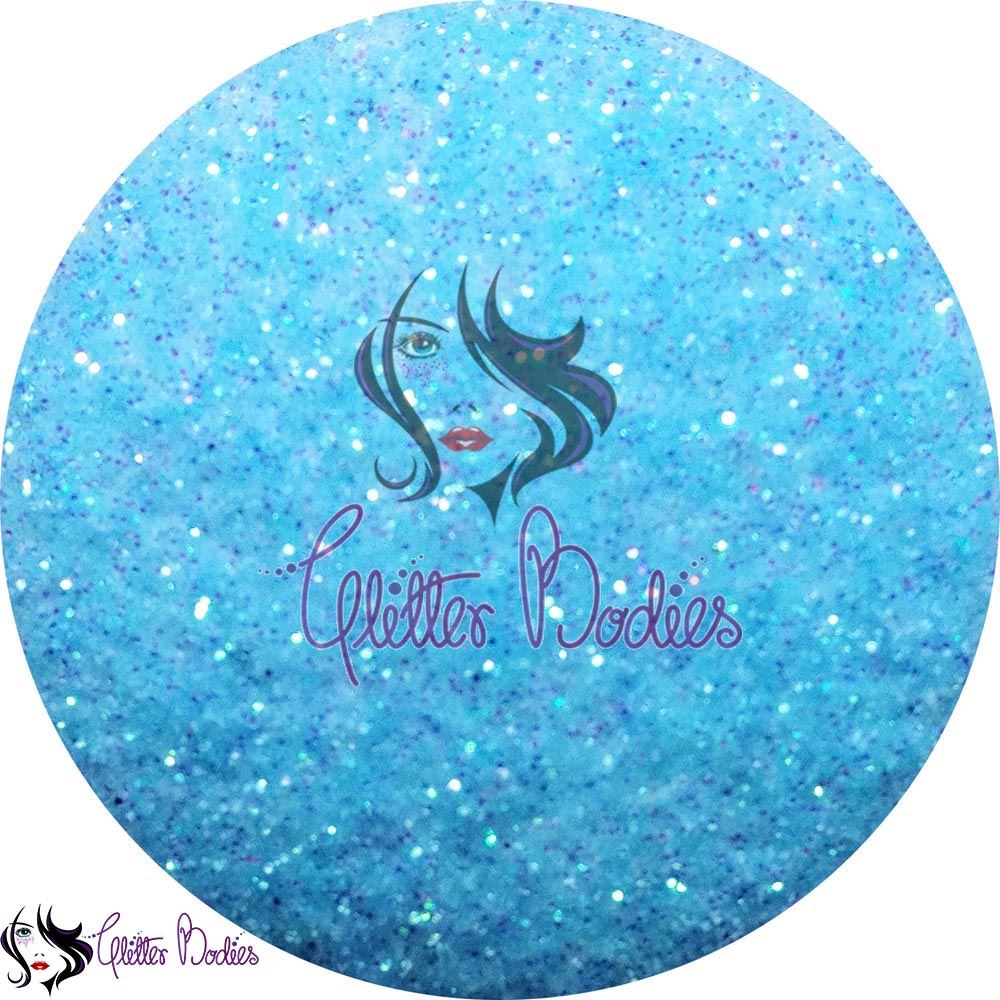 Glitterbodies Cosmetic Grade Fine Festival Glitter Pigments [Baby Blue]