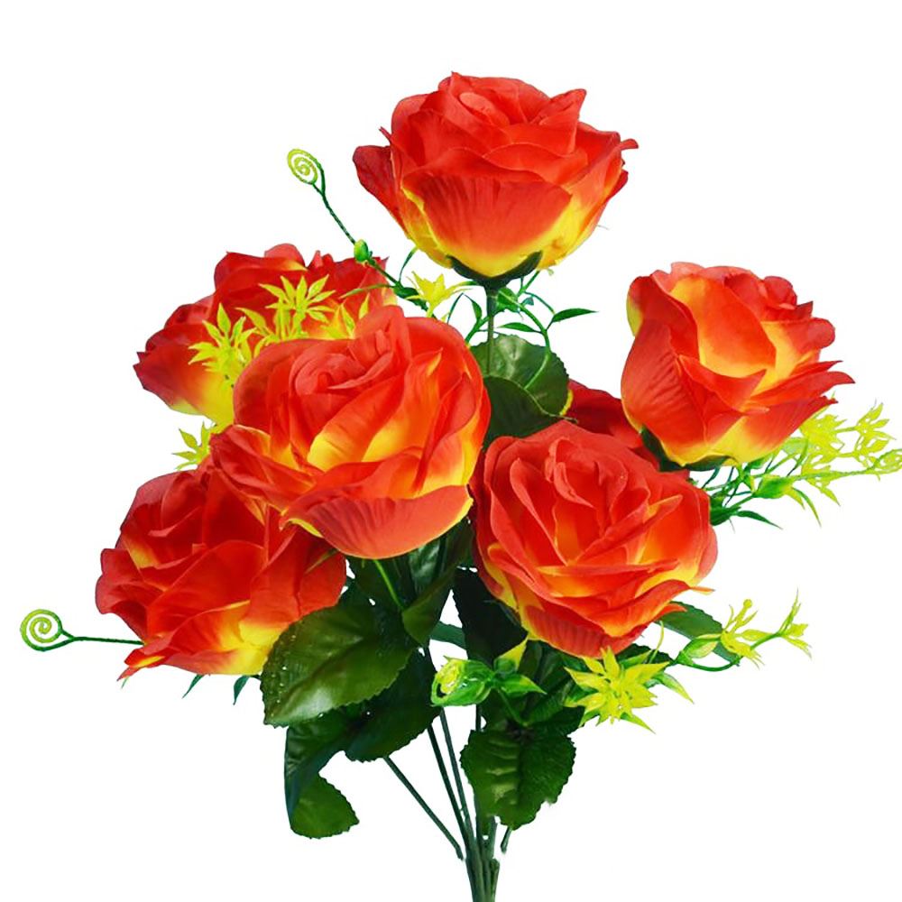 2x Bouquets of 7 Head Roses