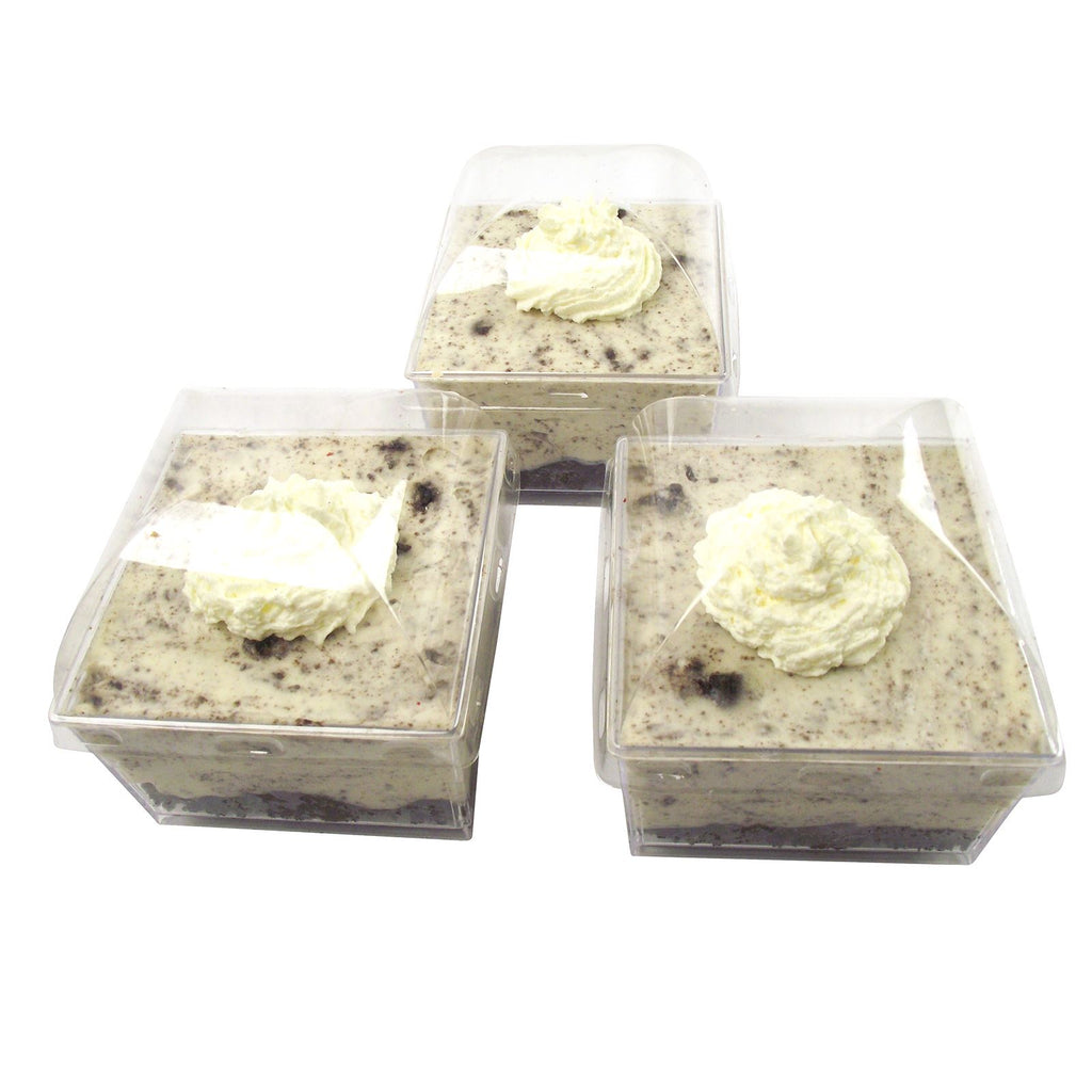 Canape Dishes Wide Square 7cm Disposable Dessert Cups (A)