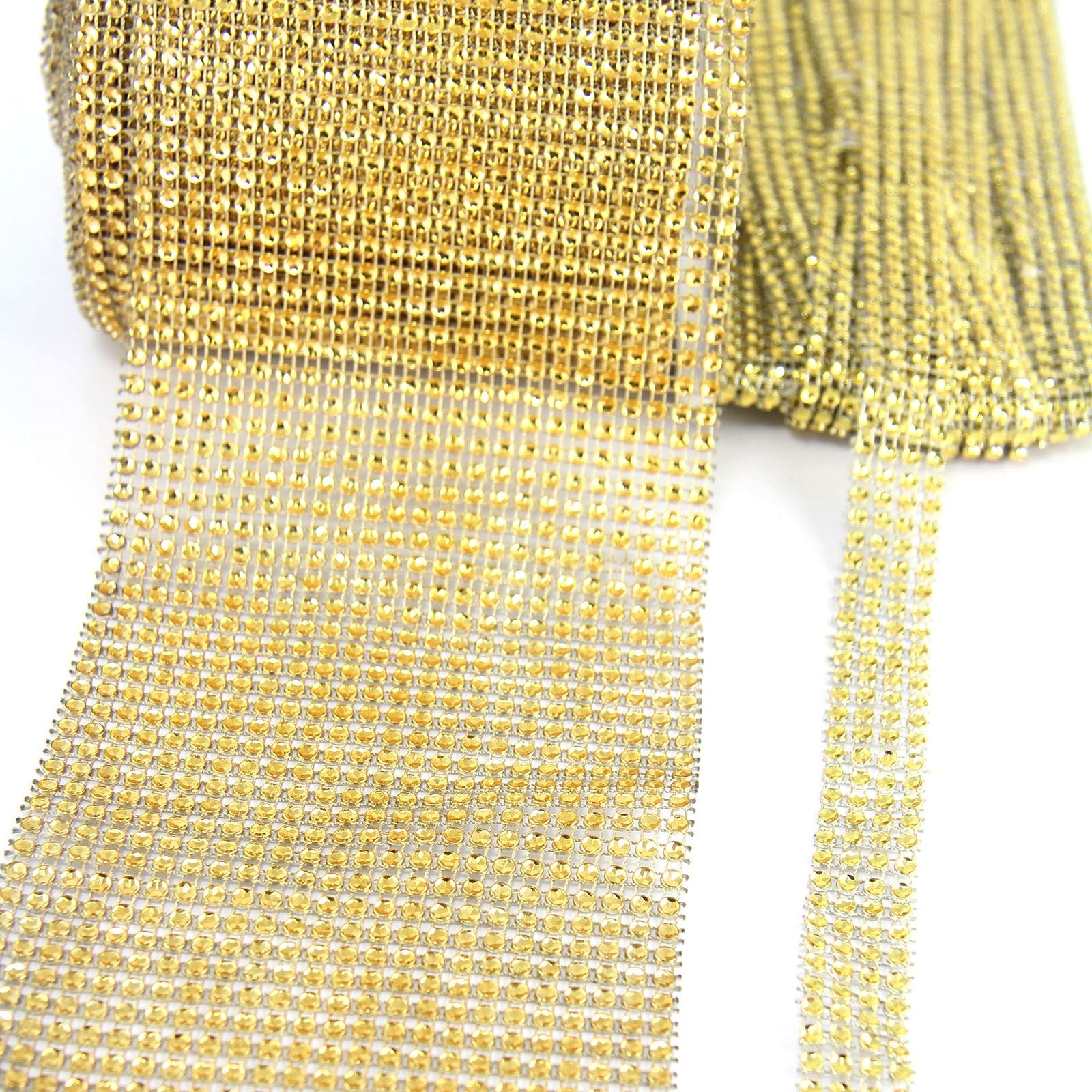 Diamante Effect Ribbon - 4 Rows