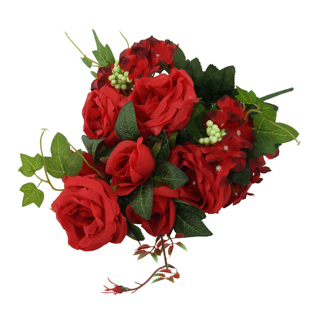 XL 9 Head Rose and Hydrangea Bouquet