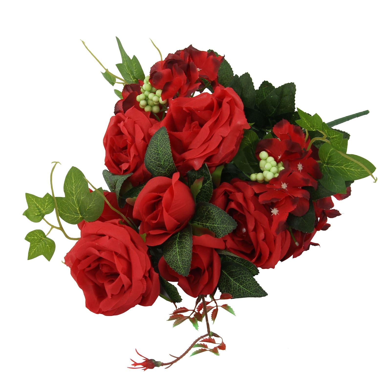 XL 9 Head Rose and Hydrangea Bouquet