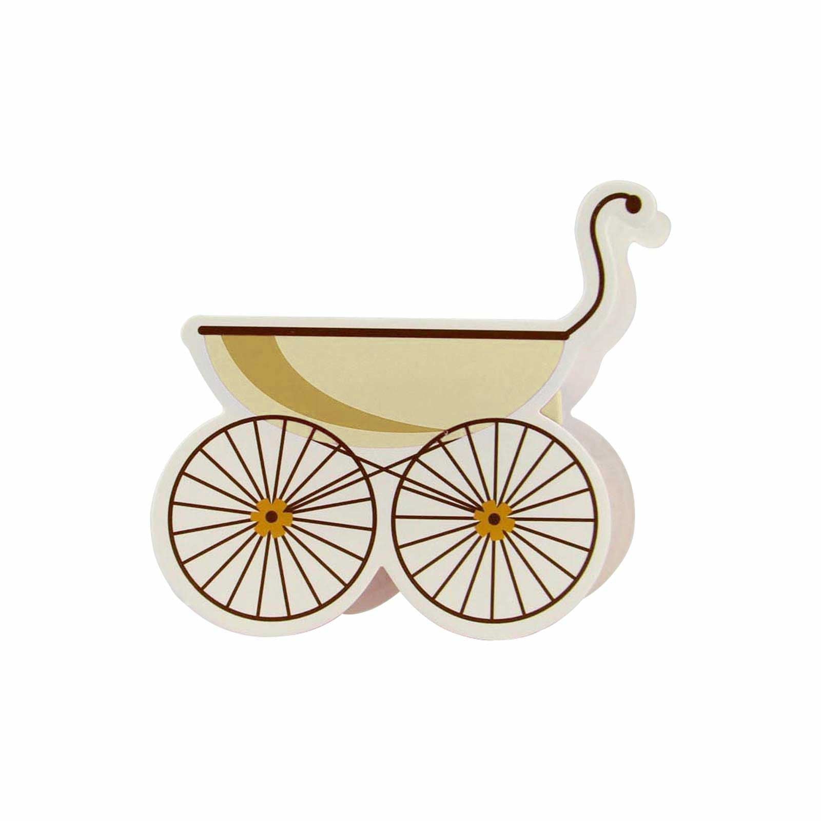 Pram Shape Baby Shower Favour Boxes