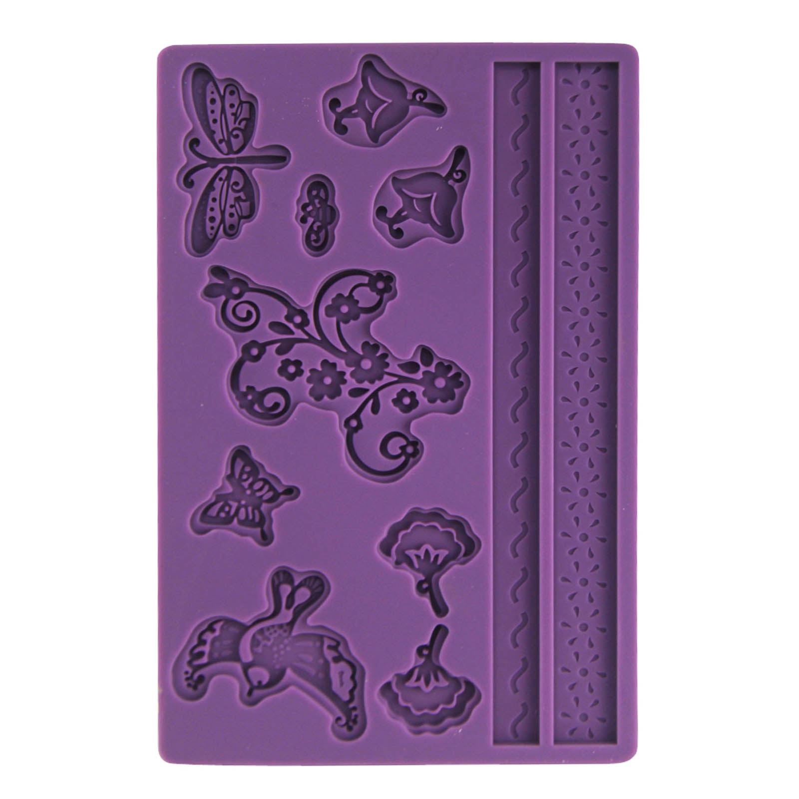 Lace, Shapes and Borders Silicone Moulds