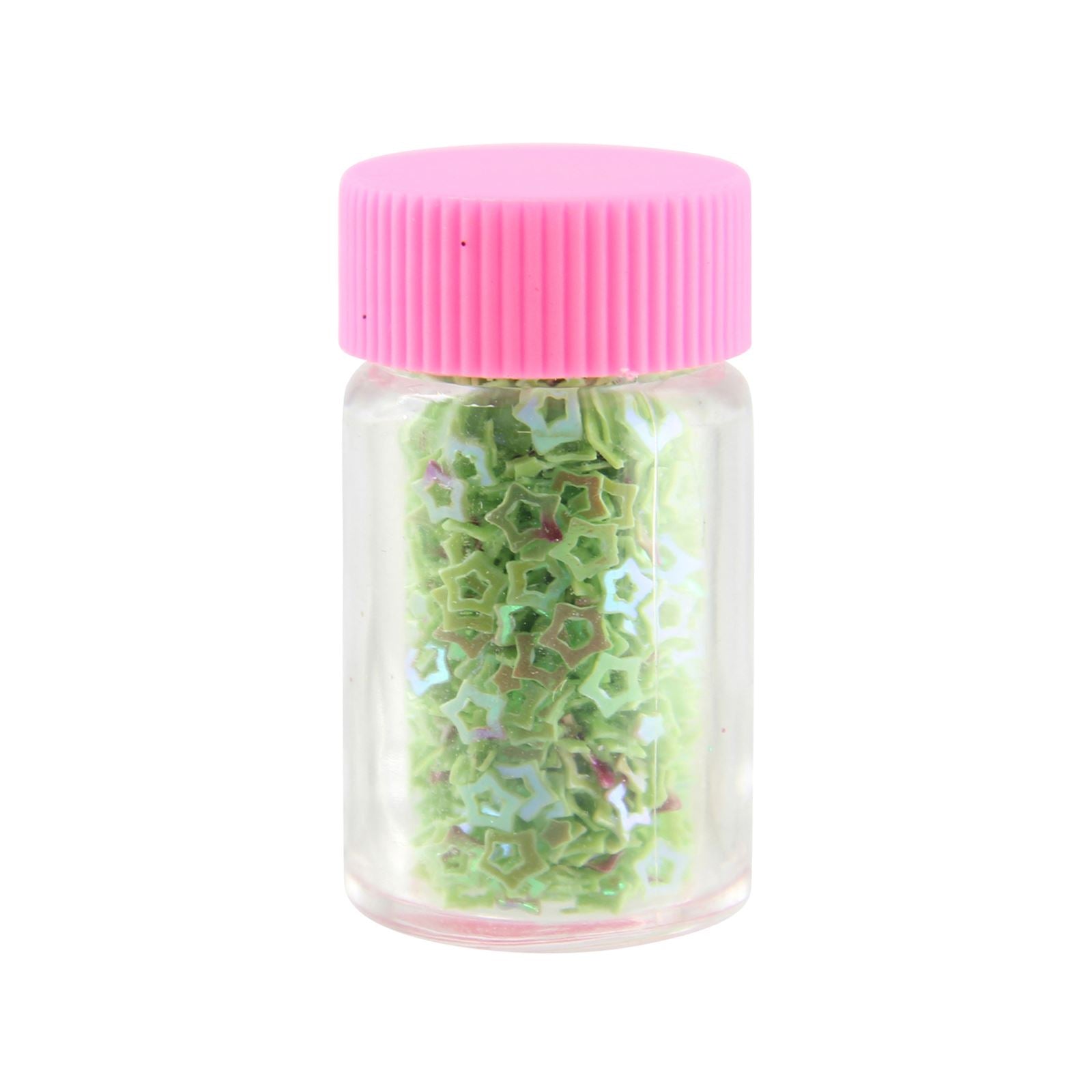 Bottles of Iridescent Star Shape Glitter