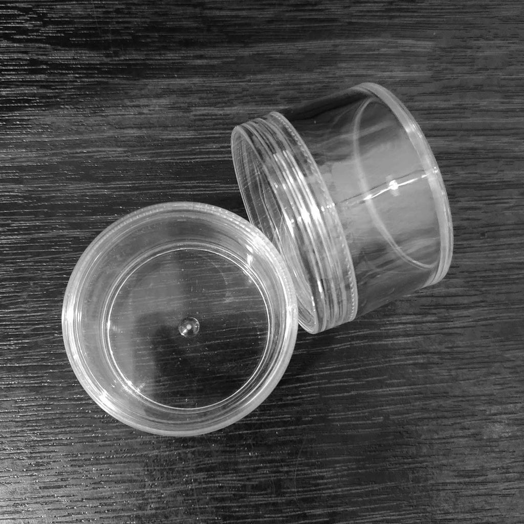 Clear Acrylic Cosmetic Screw Jars