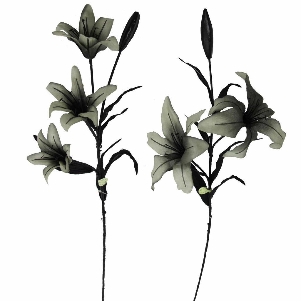 Grey Tiger Lily Spray