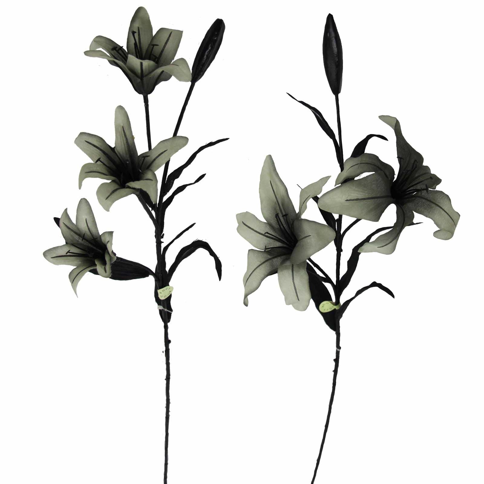 Grey Tiger Lily Spray