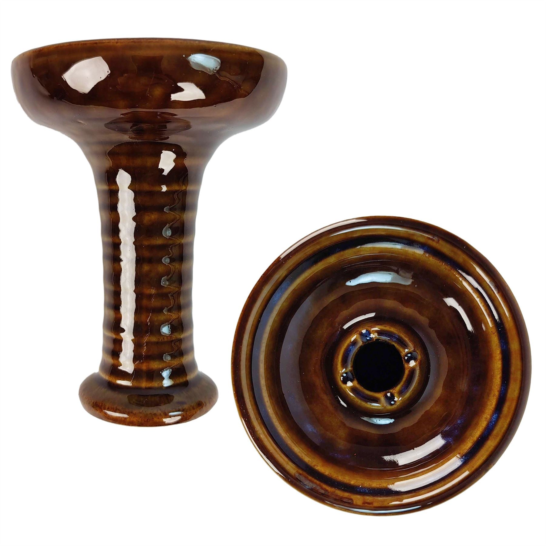 Deluxe Shallow Clay Phunnel Bowl with Lotus Lip