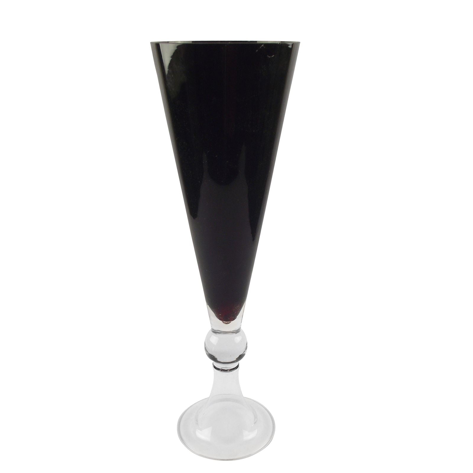 Black Glass Decorative Vases