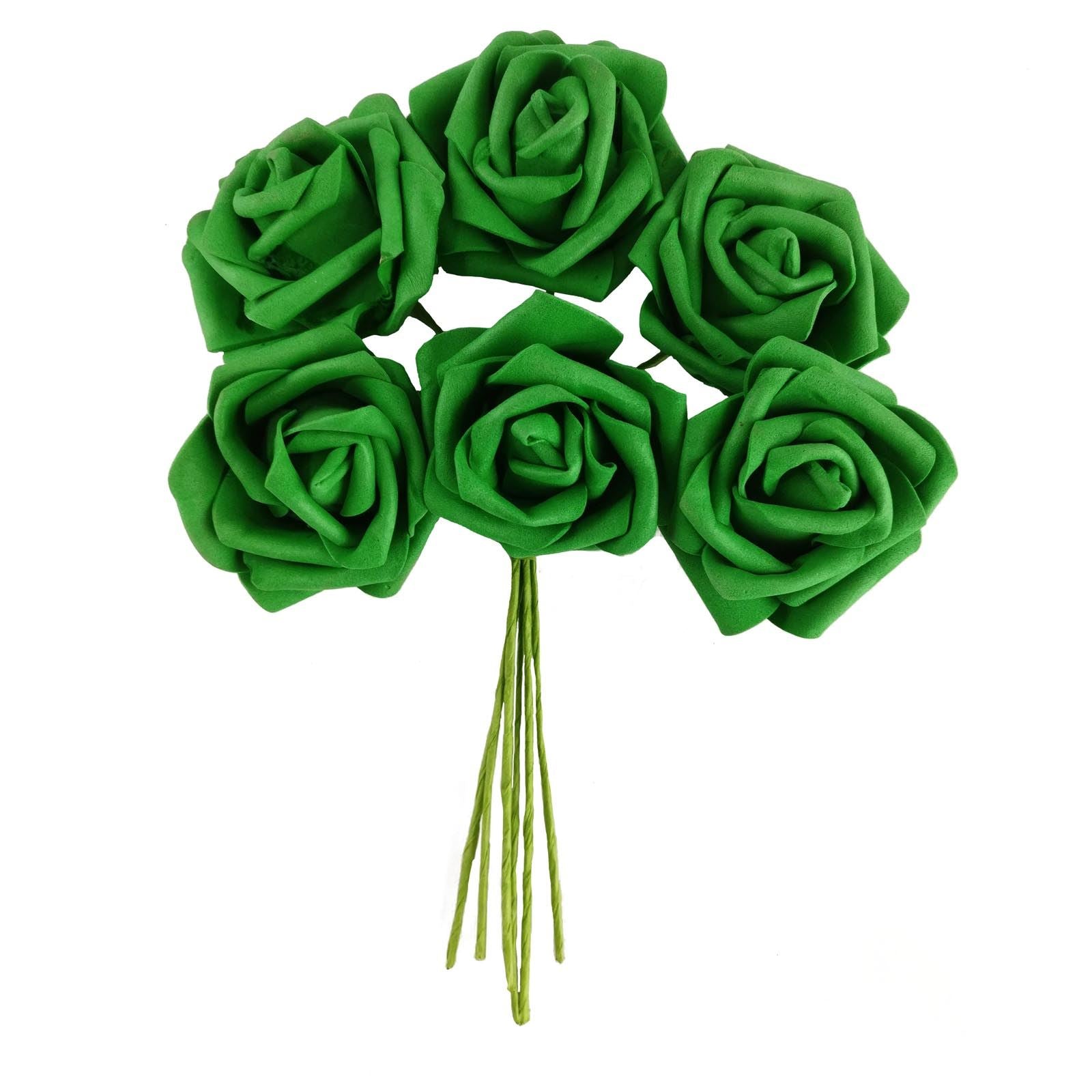 Colourfast Foam Roses - 6 Bunches - Large
