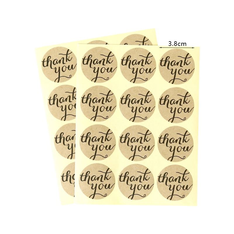 Sticker Sheets - Thank You Round