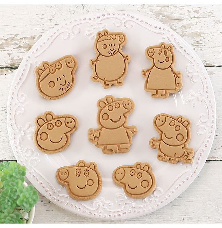 Set of 8 Premium Embossing Cookie Cutters