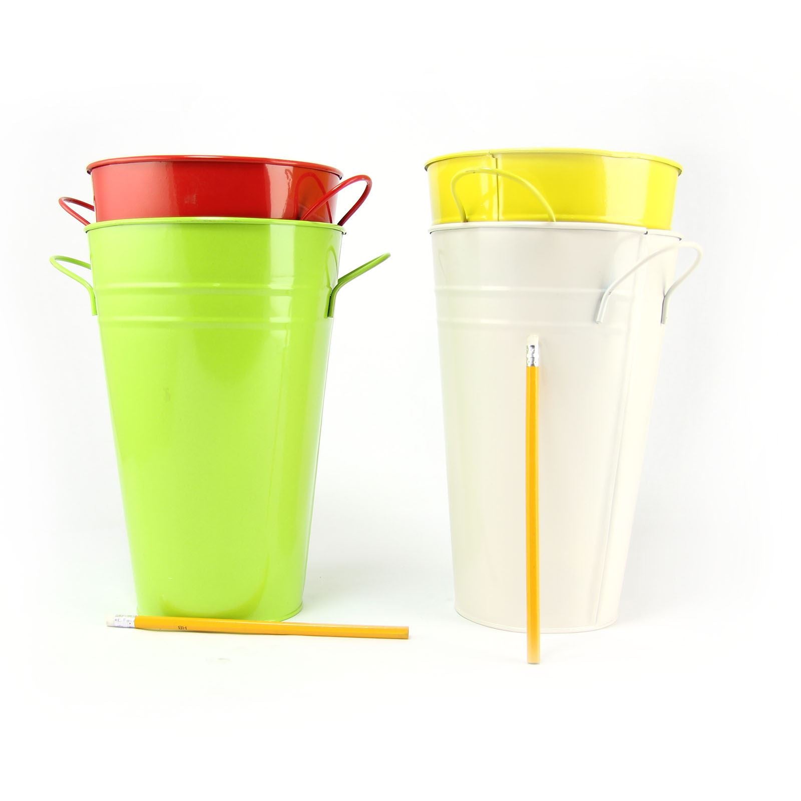 Tall 17x25.5x11cm Bucket with Ear Handles