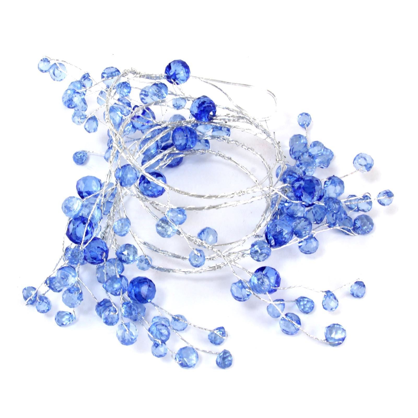 130cm Branching Coloured Crystal Garland