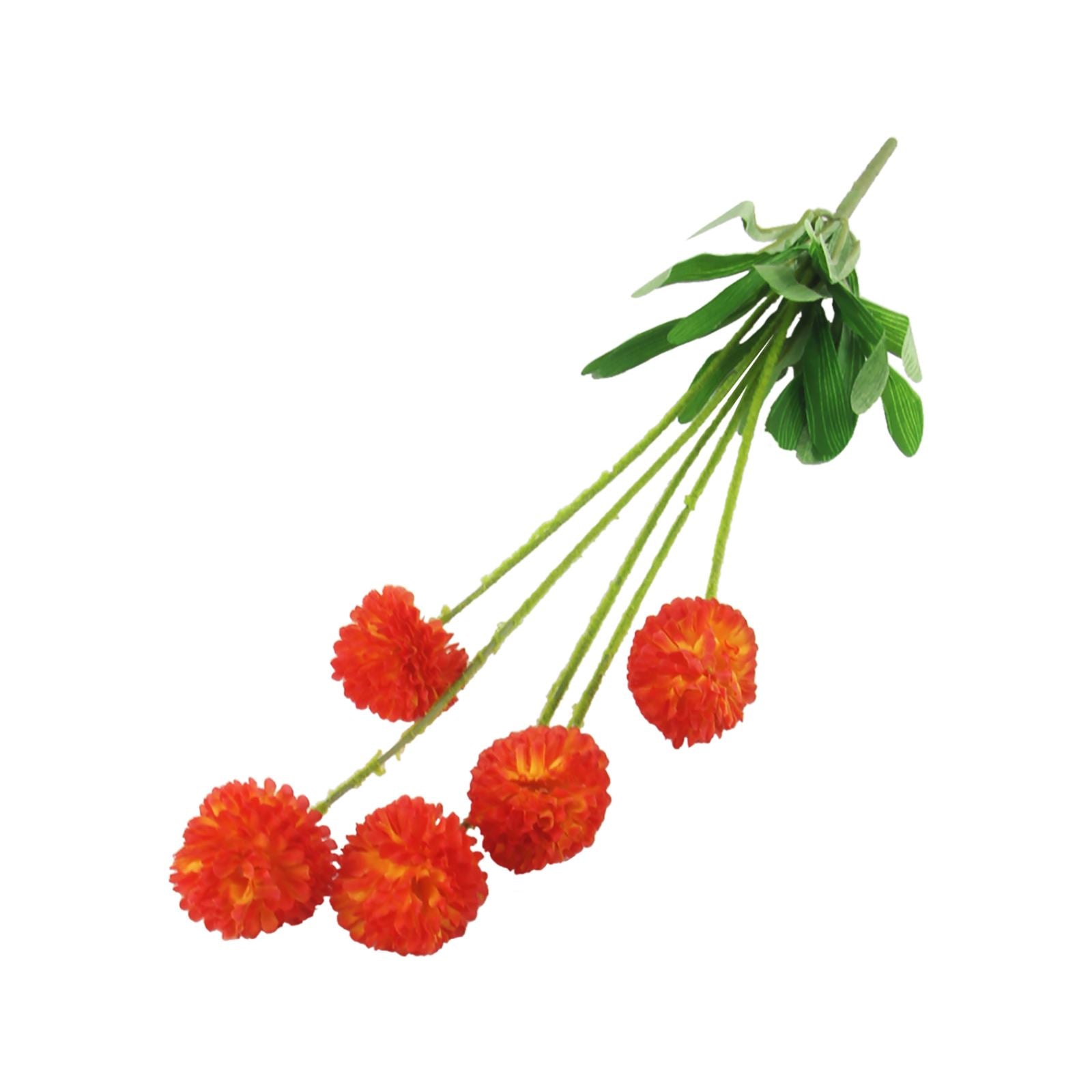 5 Head Small Pompom Flower Spray