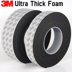 Ultra Thick Heavy Duty 3M Sticky Pads - Number Plate Adhesive Fixing 8mm Tape