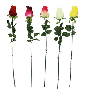 2x Large Single Rose Buds