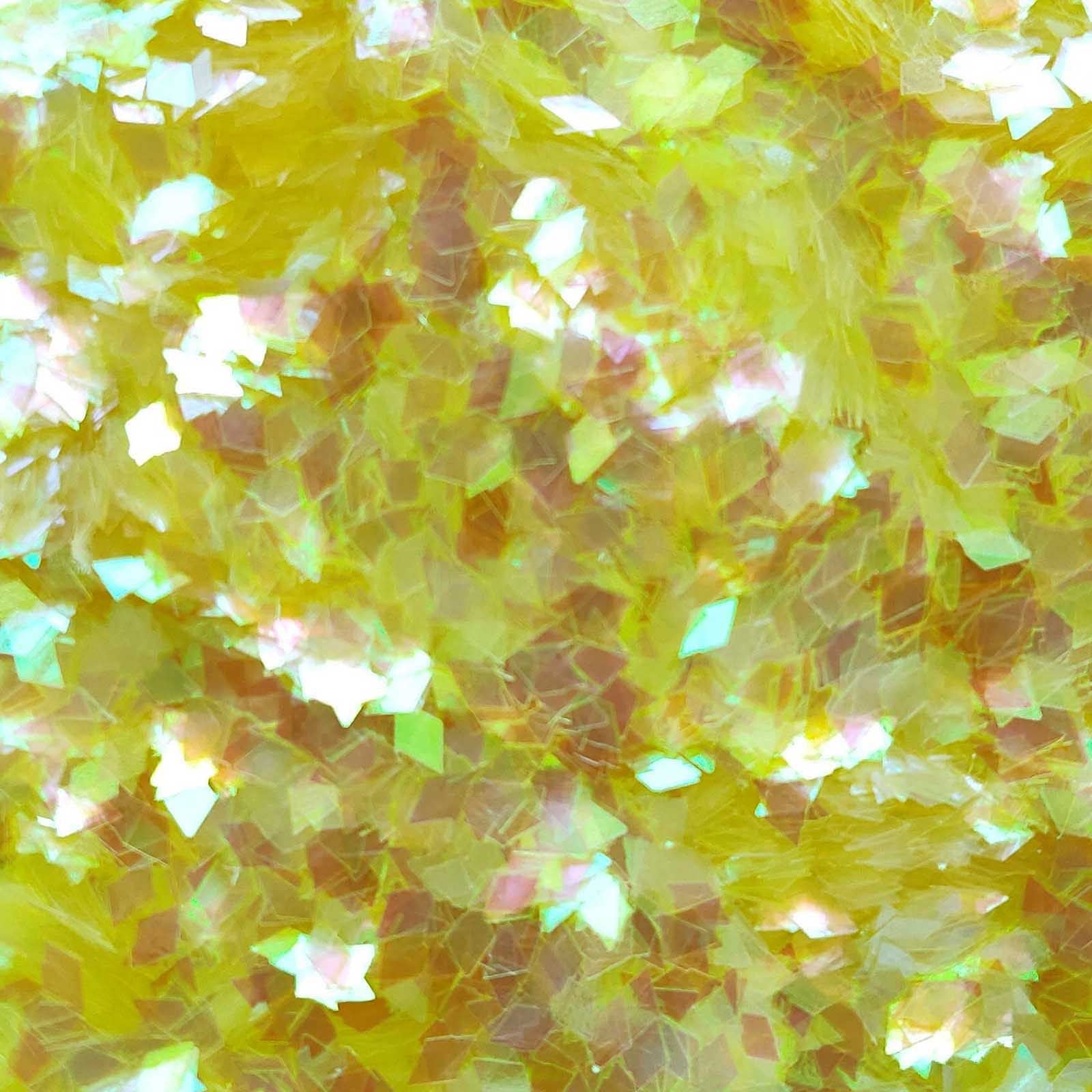 Glitter Elements - Iridescent Yellow - 2mm Diamond