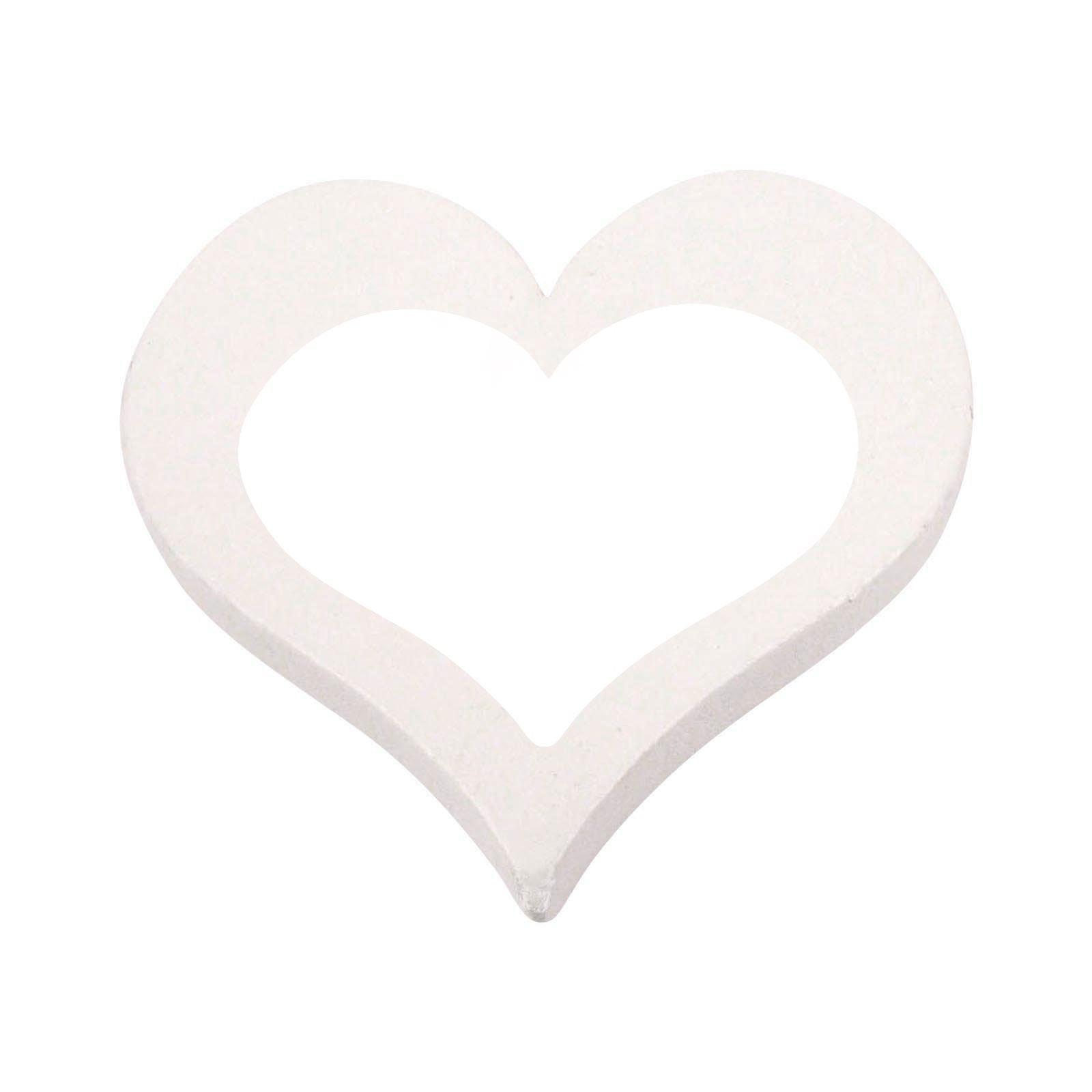 8cm White Painted Wooden Numbers and Alphabets