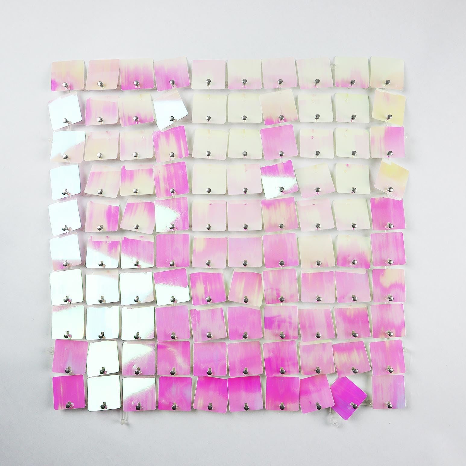 Transparent Backed Sequin Wall Panels