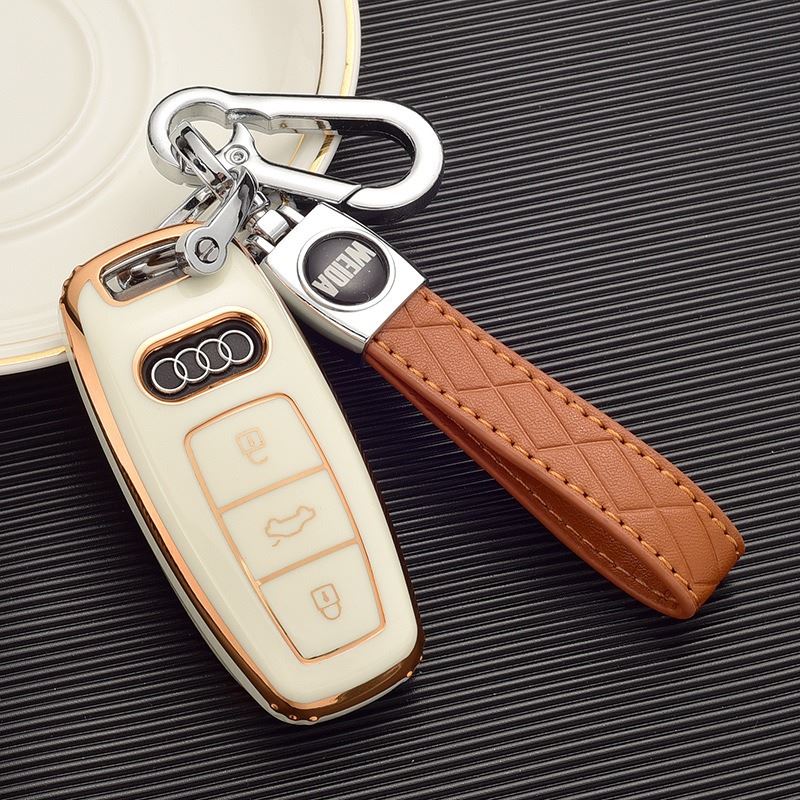 Luxury Modern Audi Key Cover A6 A7 A8 E-tron Q5 Q8 C8