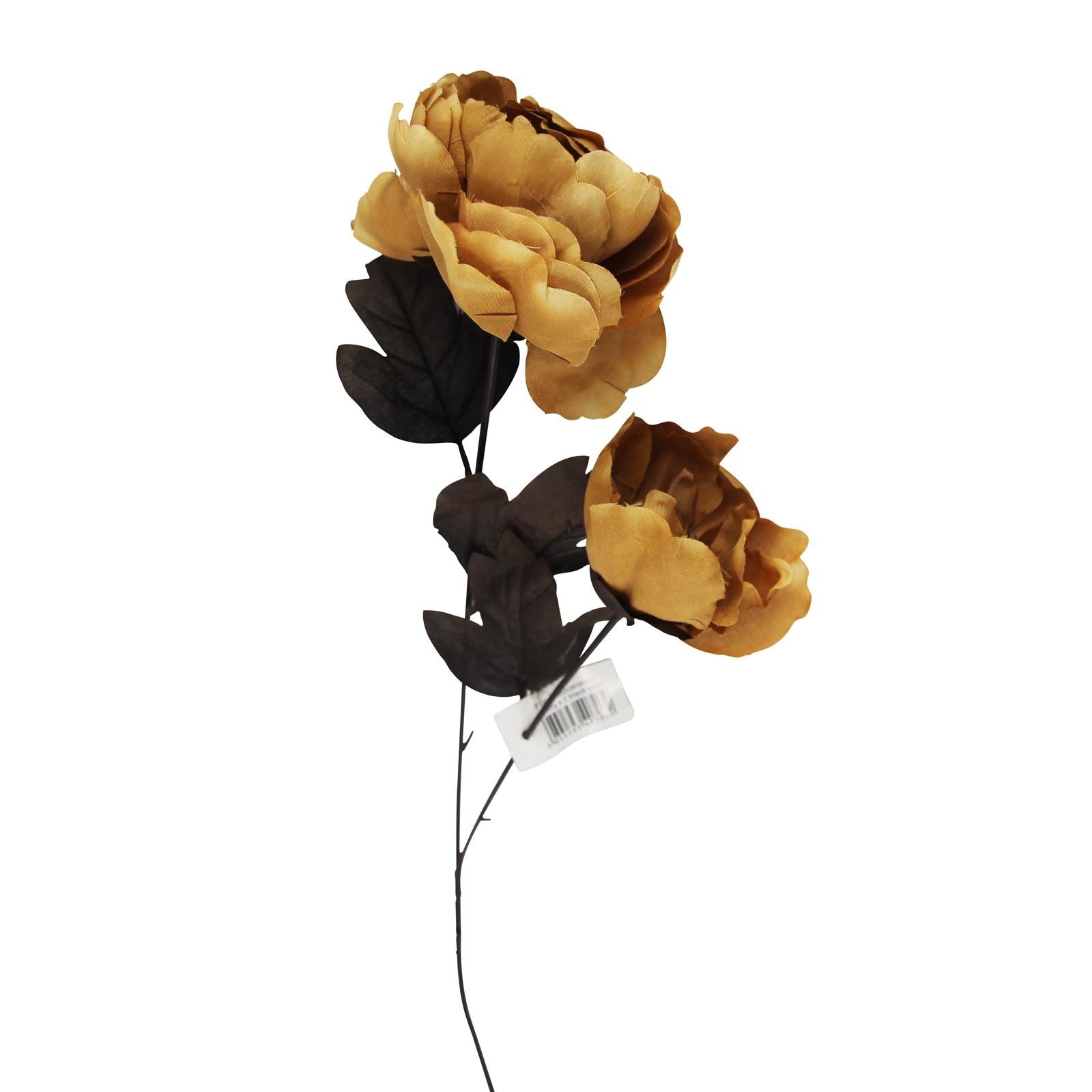 2 Head Peony Spray