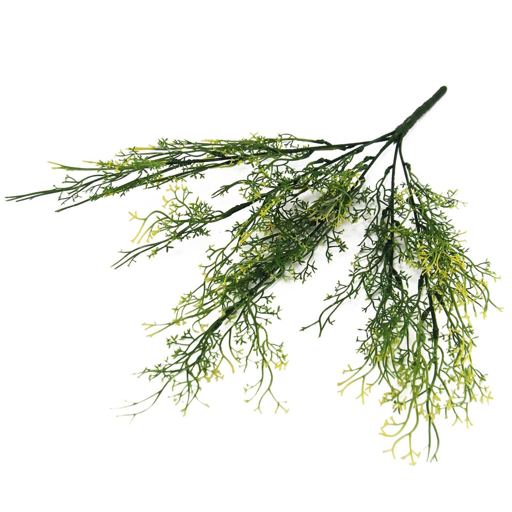 Plastic Wispy Foliage Bunches with Coloured Tips