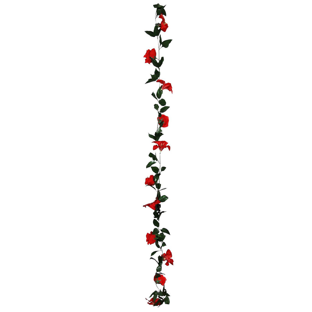 Rose and Lily Flower Garland