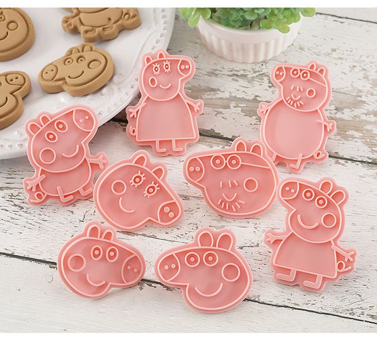 Set of 8 Premium Embossing Cookie Cutters