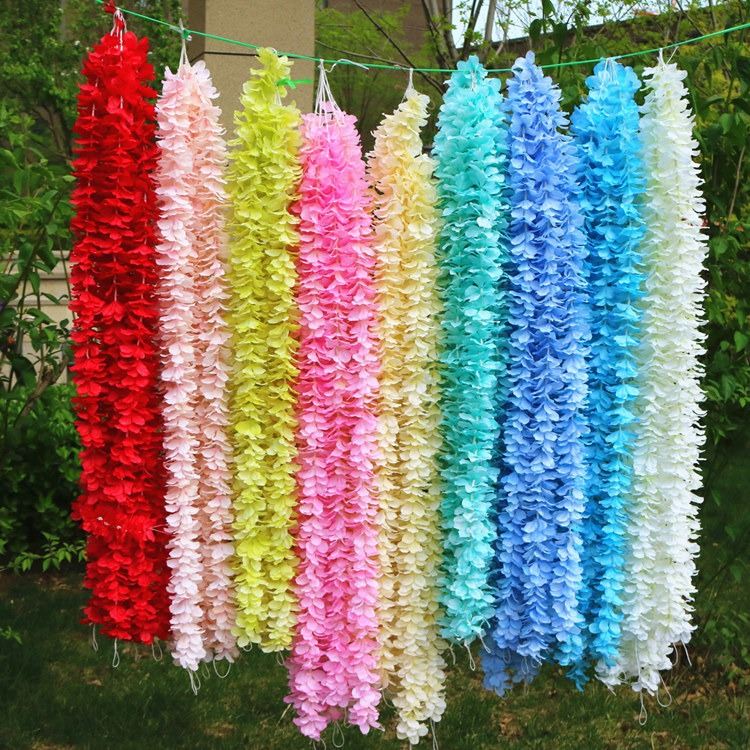 2 Metre Hydrangea Neck Garland