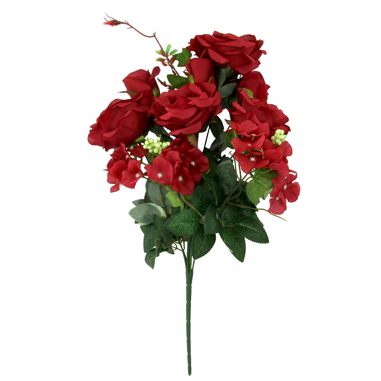 XL 9 Head Rose and Hydrangea Bouquet