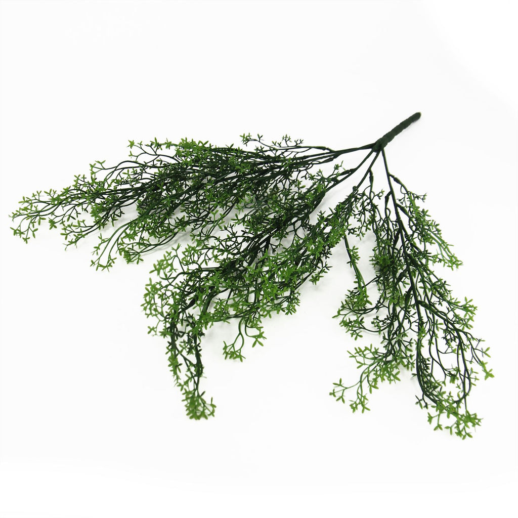 Plastic Wispy Foliage Bunches with Coloured Tips