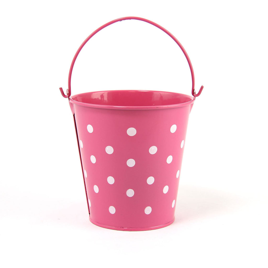 Regular 10x10.5x7.5cm Polkadot Bucket
