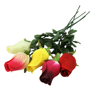 2x Large Single Rose Buds