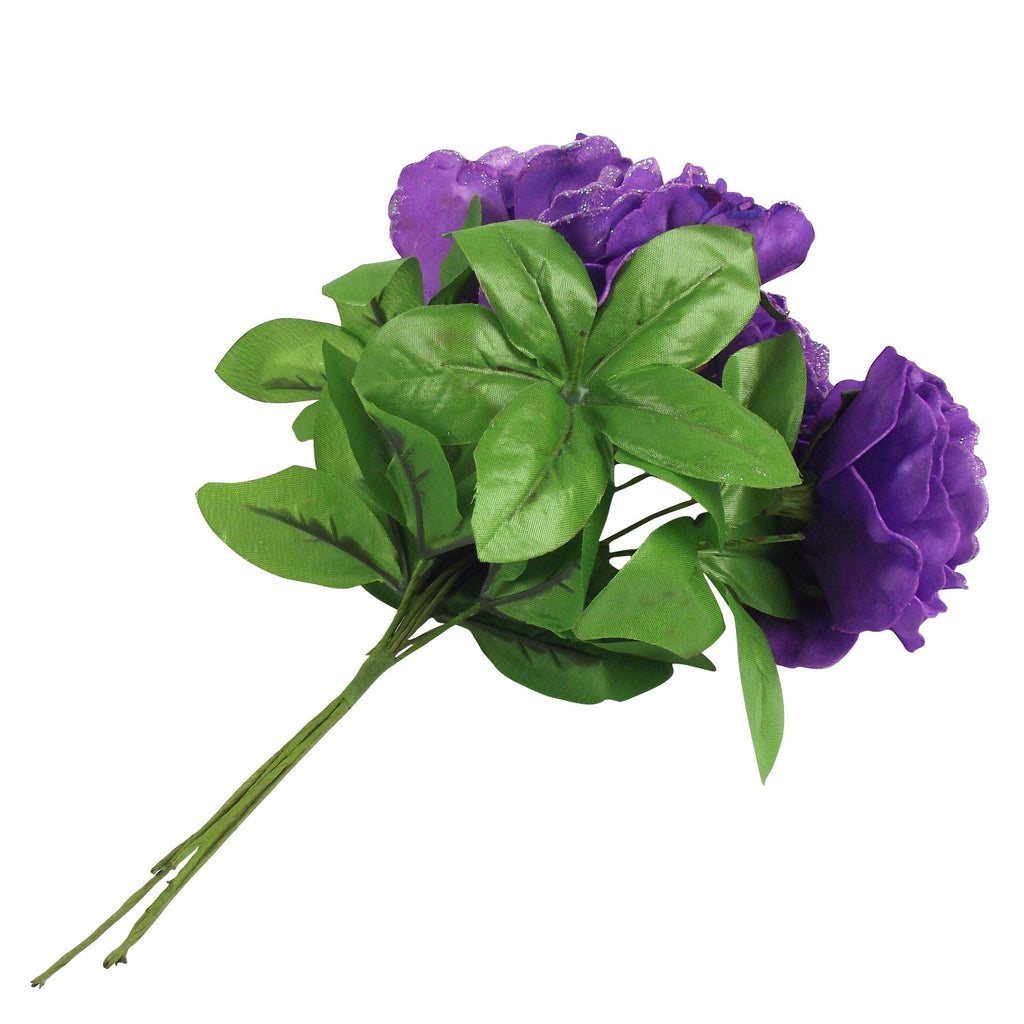Large Glittered Bouquet of 4 Roses