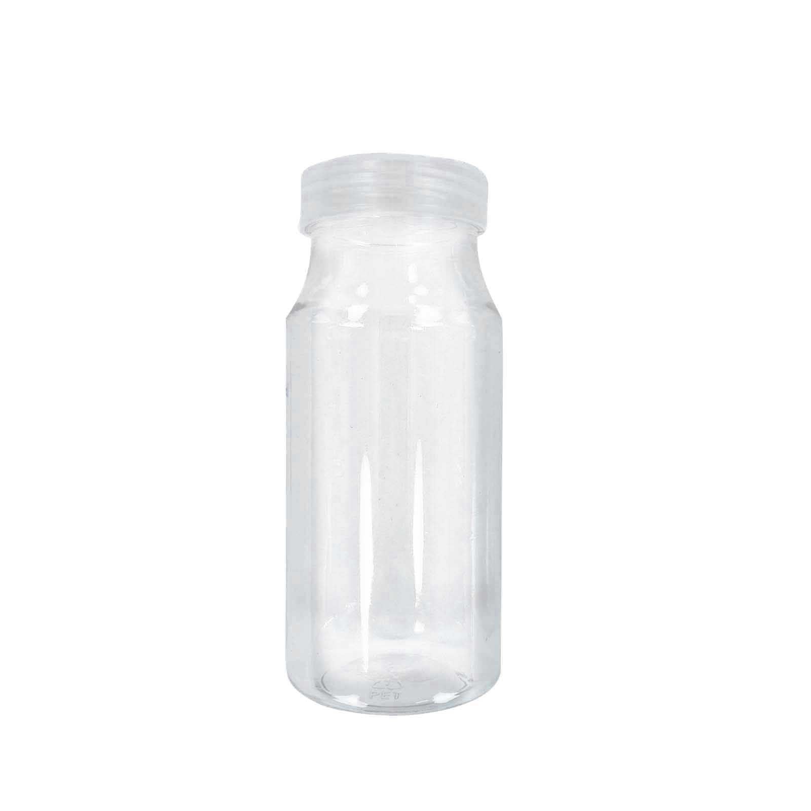 100ml Mini Plastic Clear Screwtop Bottles