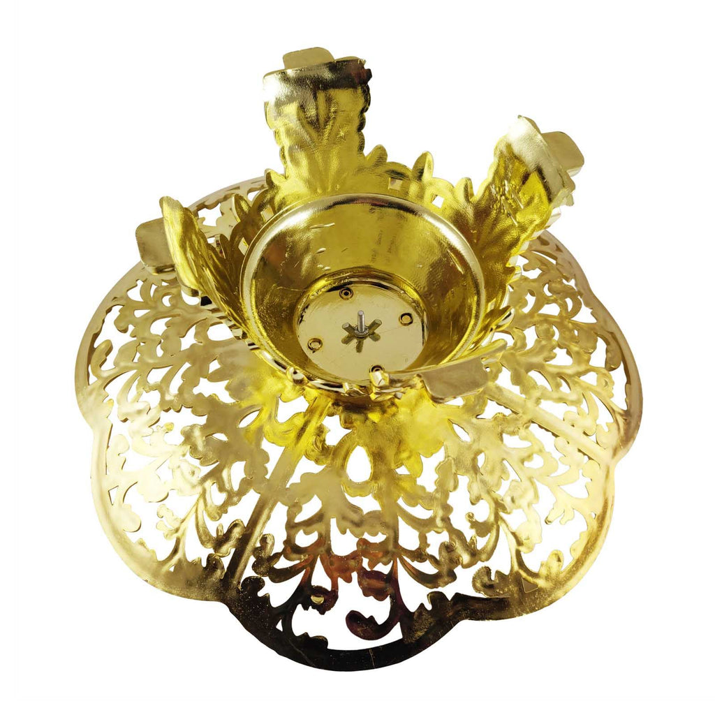 Metallic Gold Plastic Cake Stand
