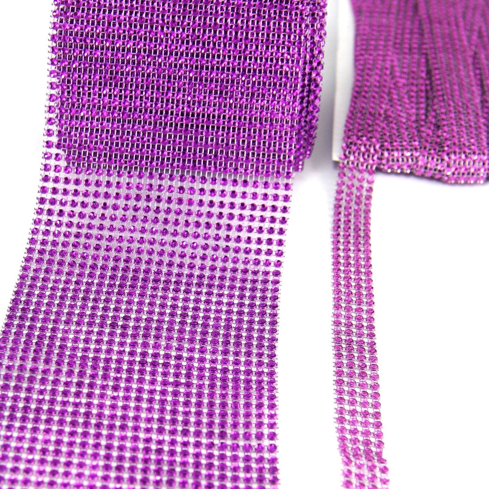 Diamante Effect Ribbon - 4 Rows