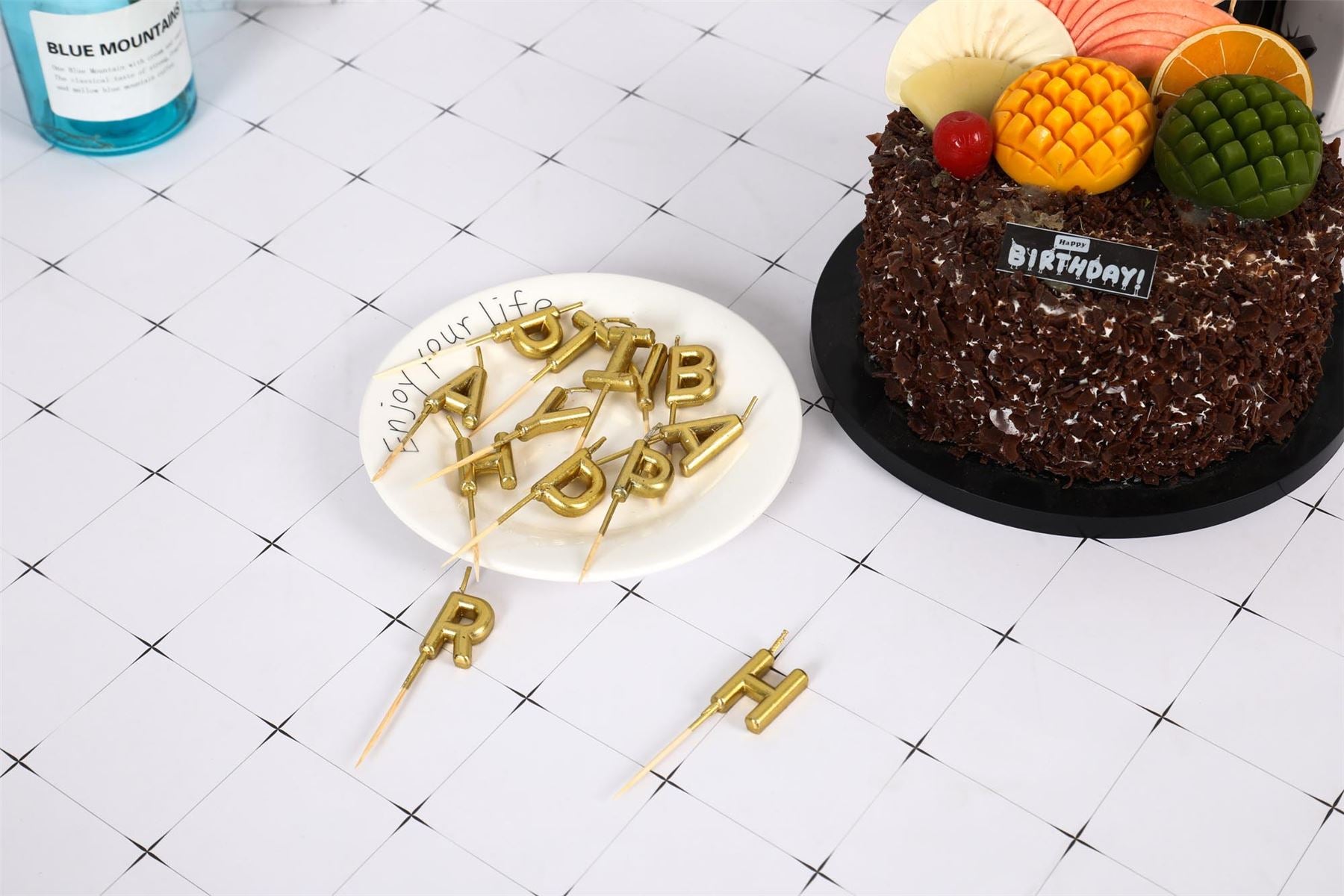 Happy Birthday Cake Candles