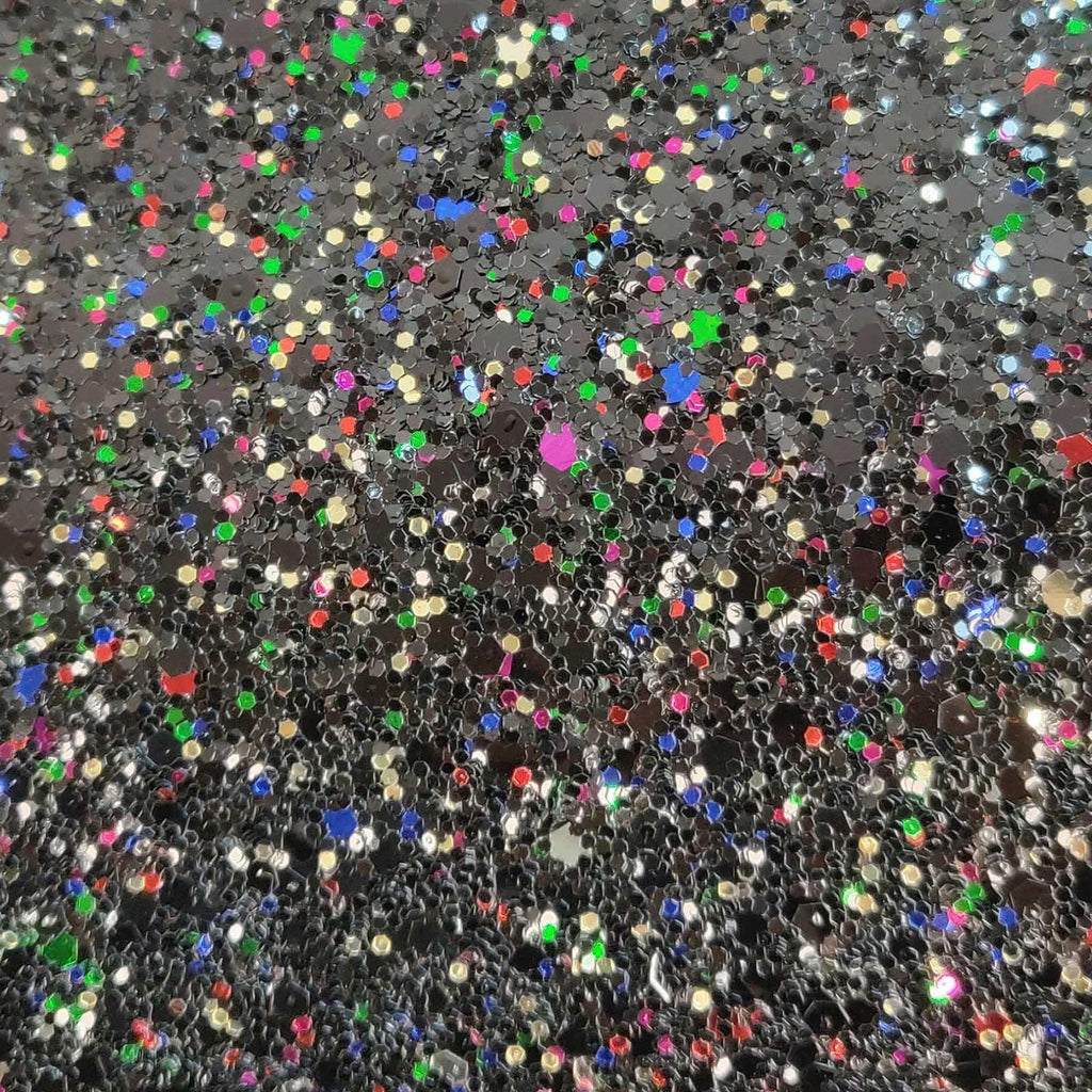 Chunky Glitter Fabric Wallpaper 16cm Borders