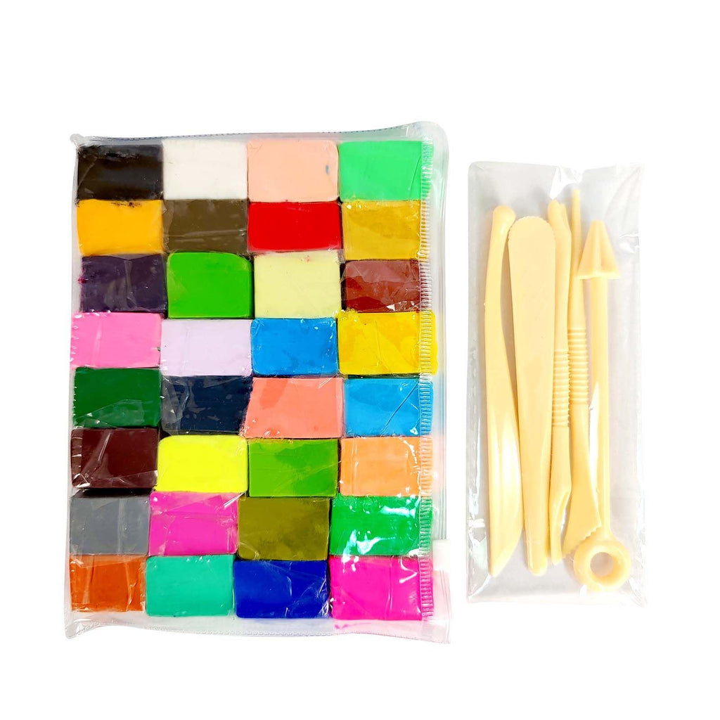 32 Piece Luxury Polymer Clay Sets