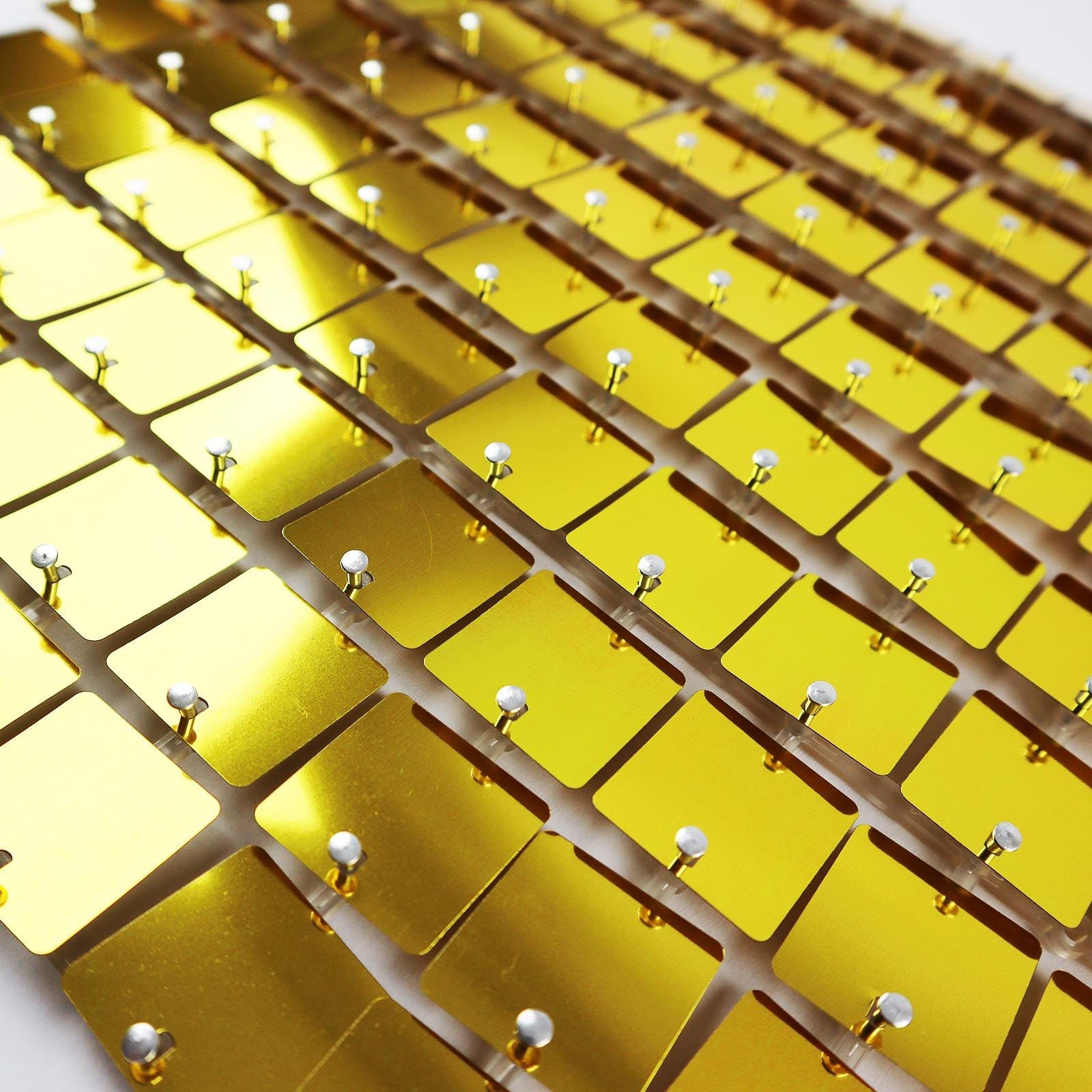Transparent Backed Sequin Wall Panels