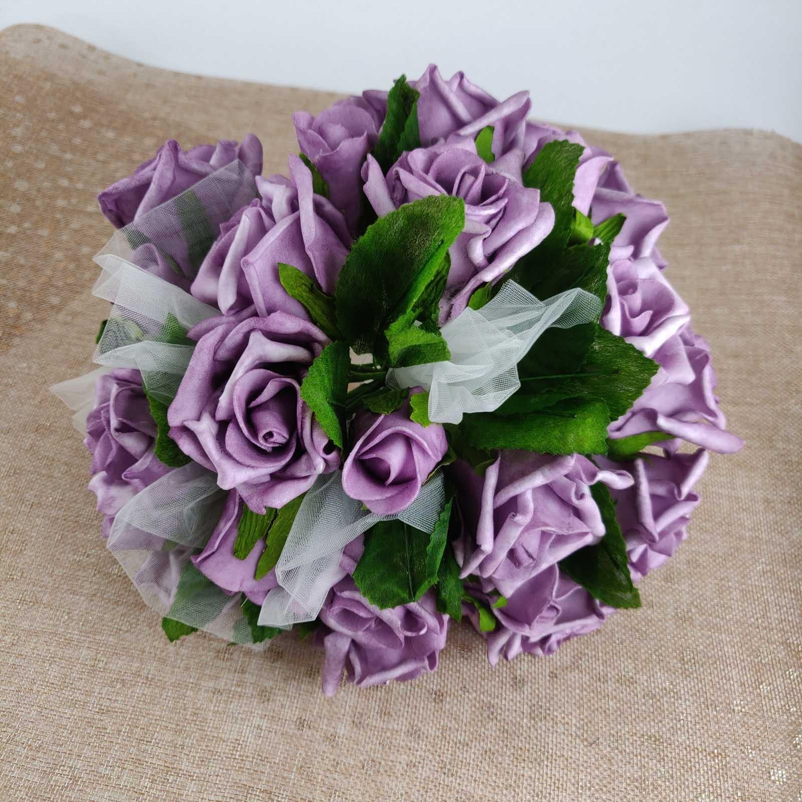 Shabby Chic Rose Voile Bouquet