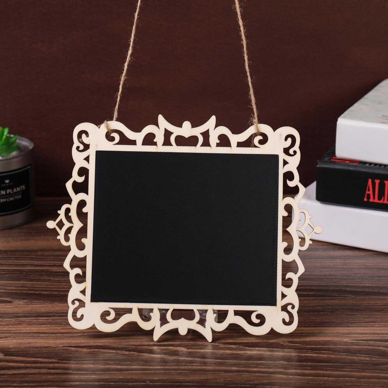 Wooden Chalk Board Decorative Plaques
